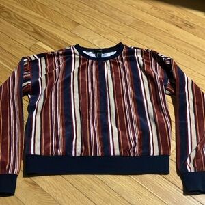 Velour long sleeve shirt